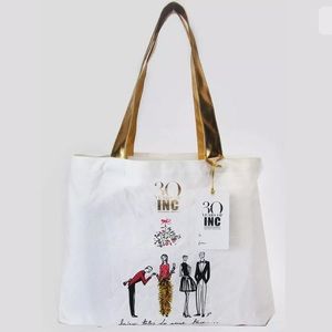 INC International Concepts Linde Tote Silver